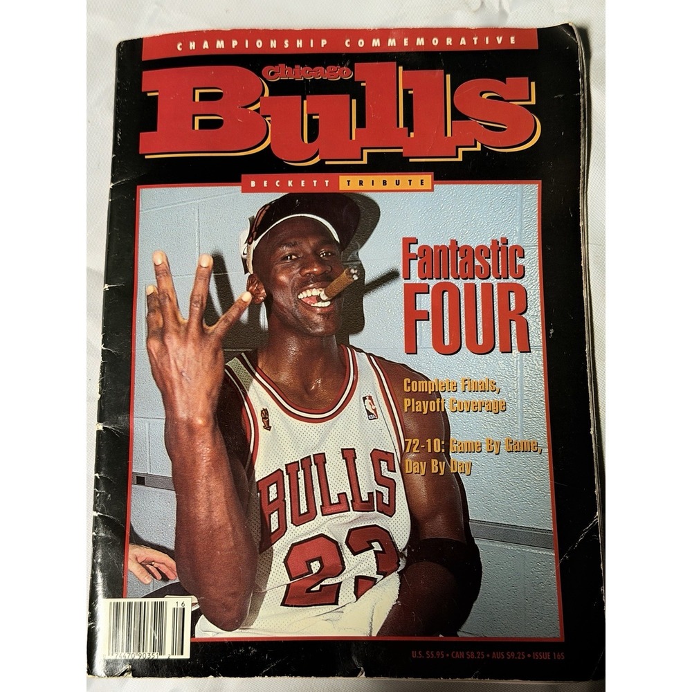 Chicago Bulls 1995–96 Championship Commemorative Beckett Tribute Magazine